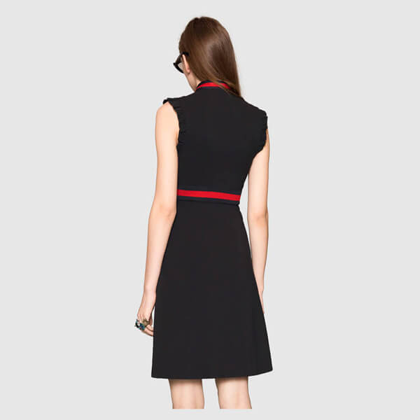 2017AW グッチスーパーコピー グッチ Jersey dress with web trim ジャージー ドレス 434249 X5C77 1301